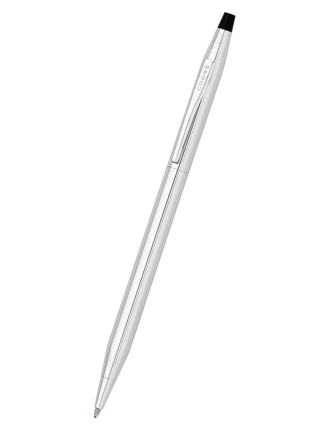 Cross Pen Gift Set | Classic Century Lustrous Chrome | Leather Case