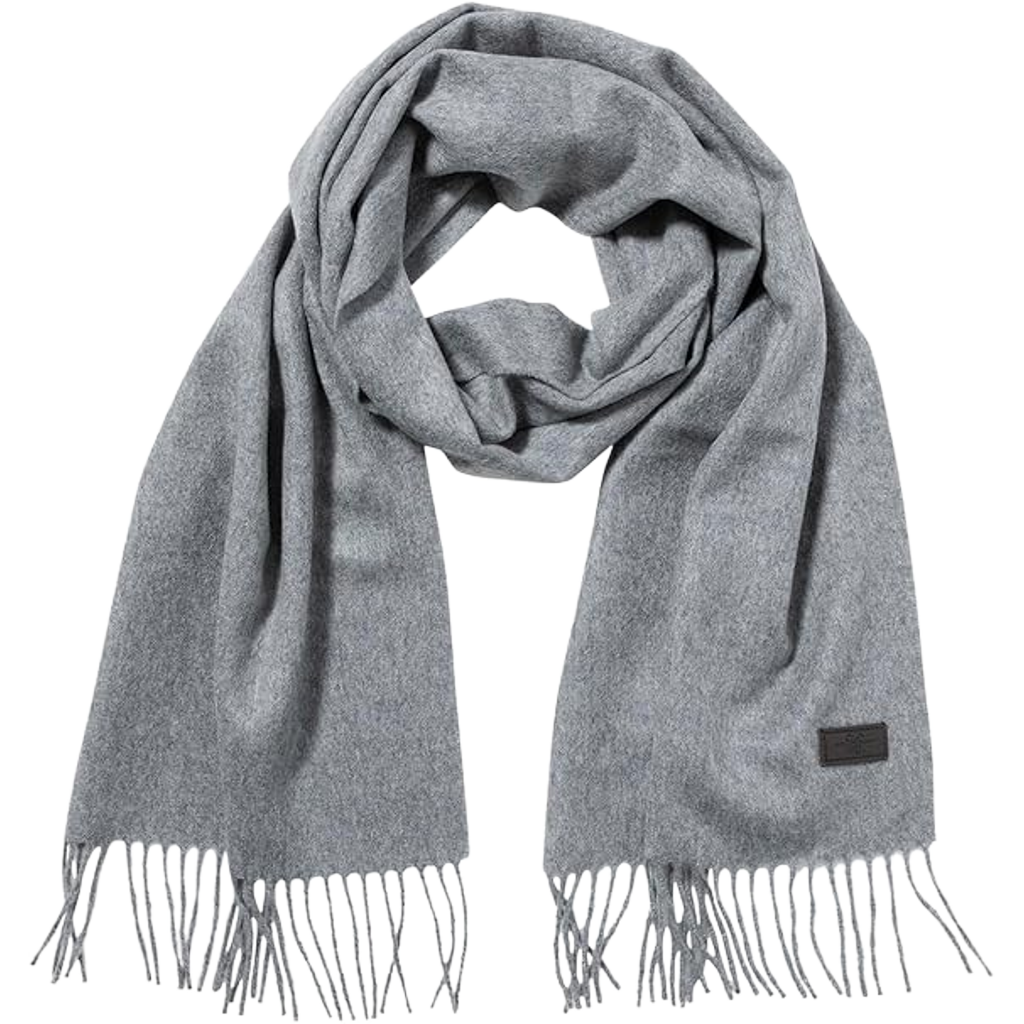 Hickey Freeman | Solid Light Grey | Cashmere Scarf