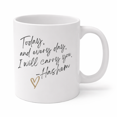 Hashem Will Carry You Mug