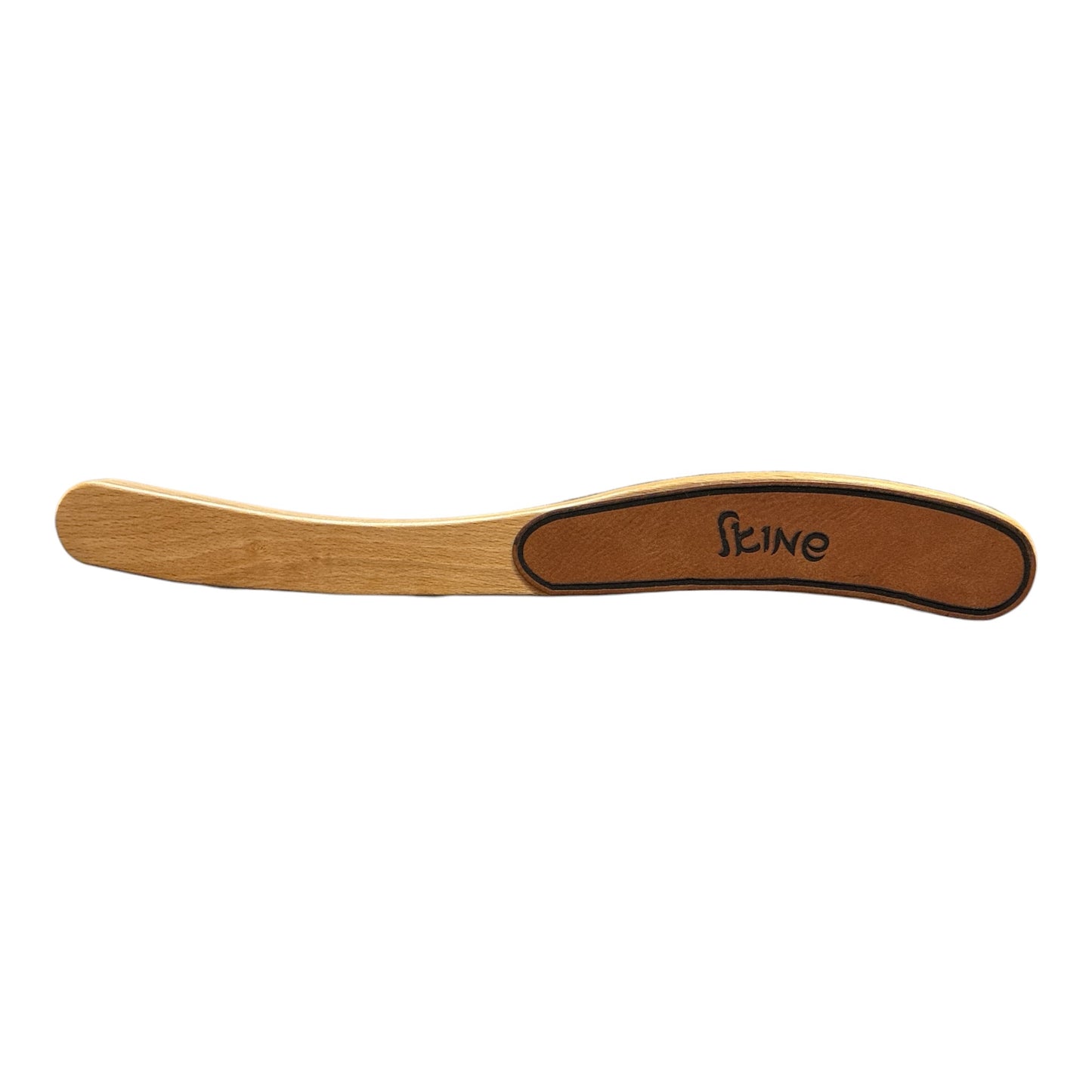 Custom Leather Hat Brush | Wooden Horsehair Brush