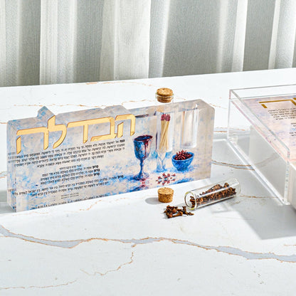 Painted Havdalah Sculpture