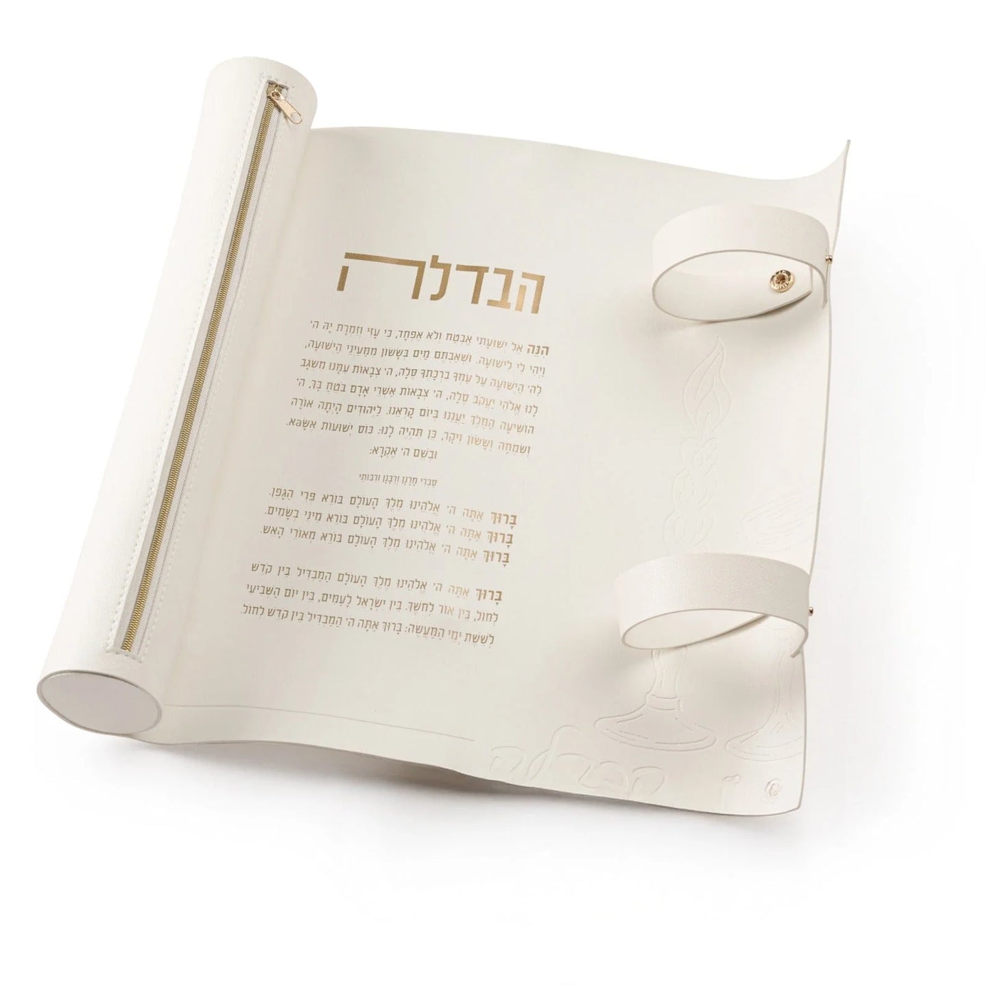 Leather Havdalah Mat Set