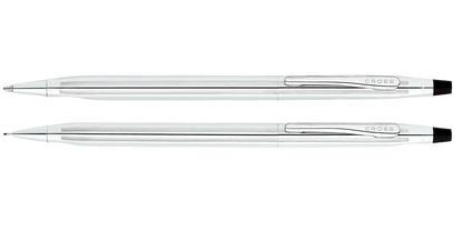 Cross Classic Century Lustrous Chrome Pen and Pencil Set