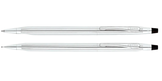 Cross Classic Century Lustrous Chrome Pen and Pencil Set