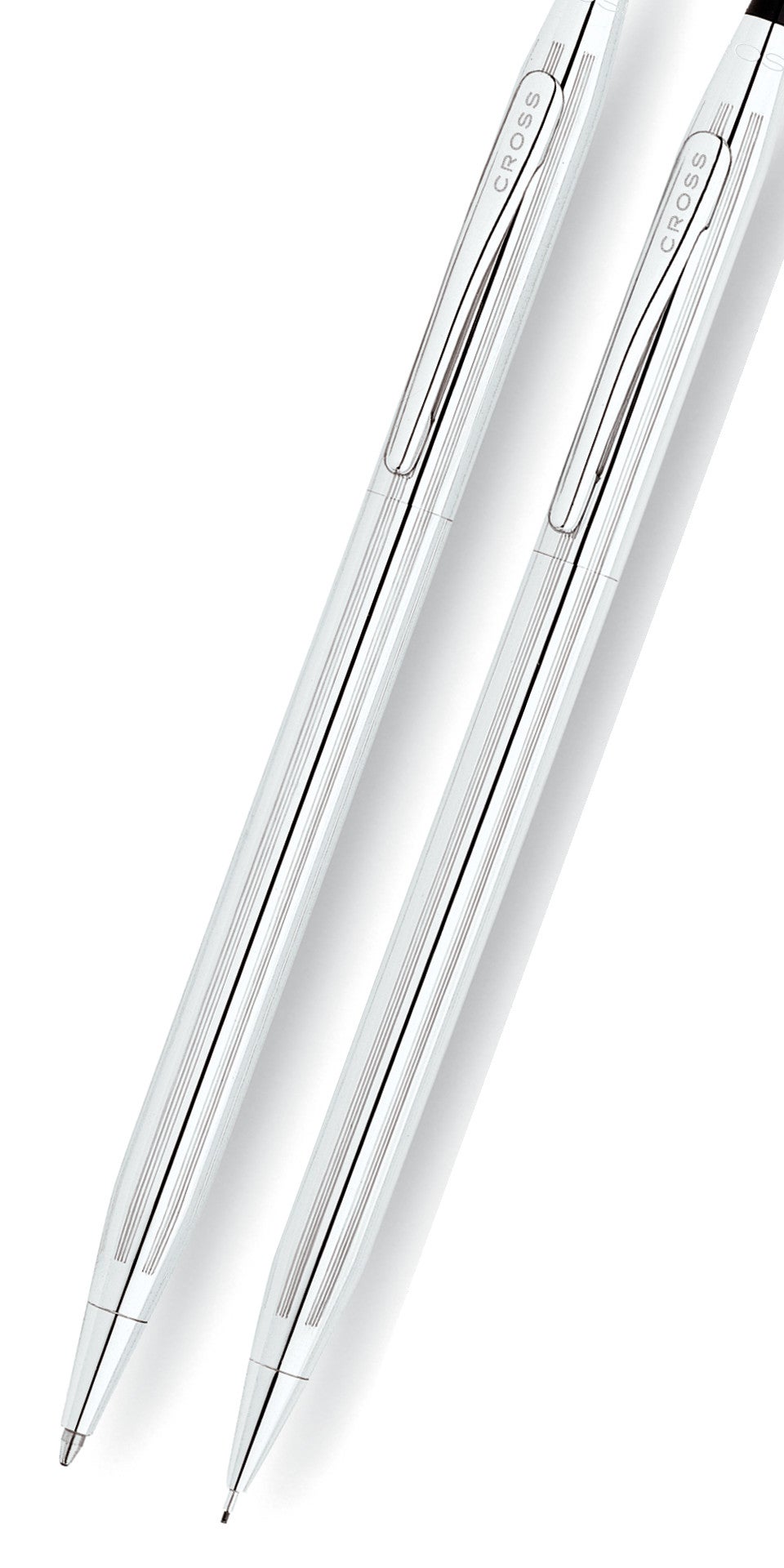 Cross Classic Century Lustrous Chrome Pen and Pencil Set