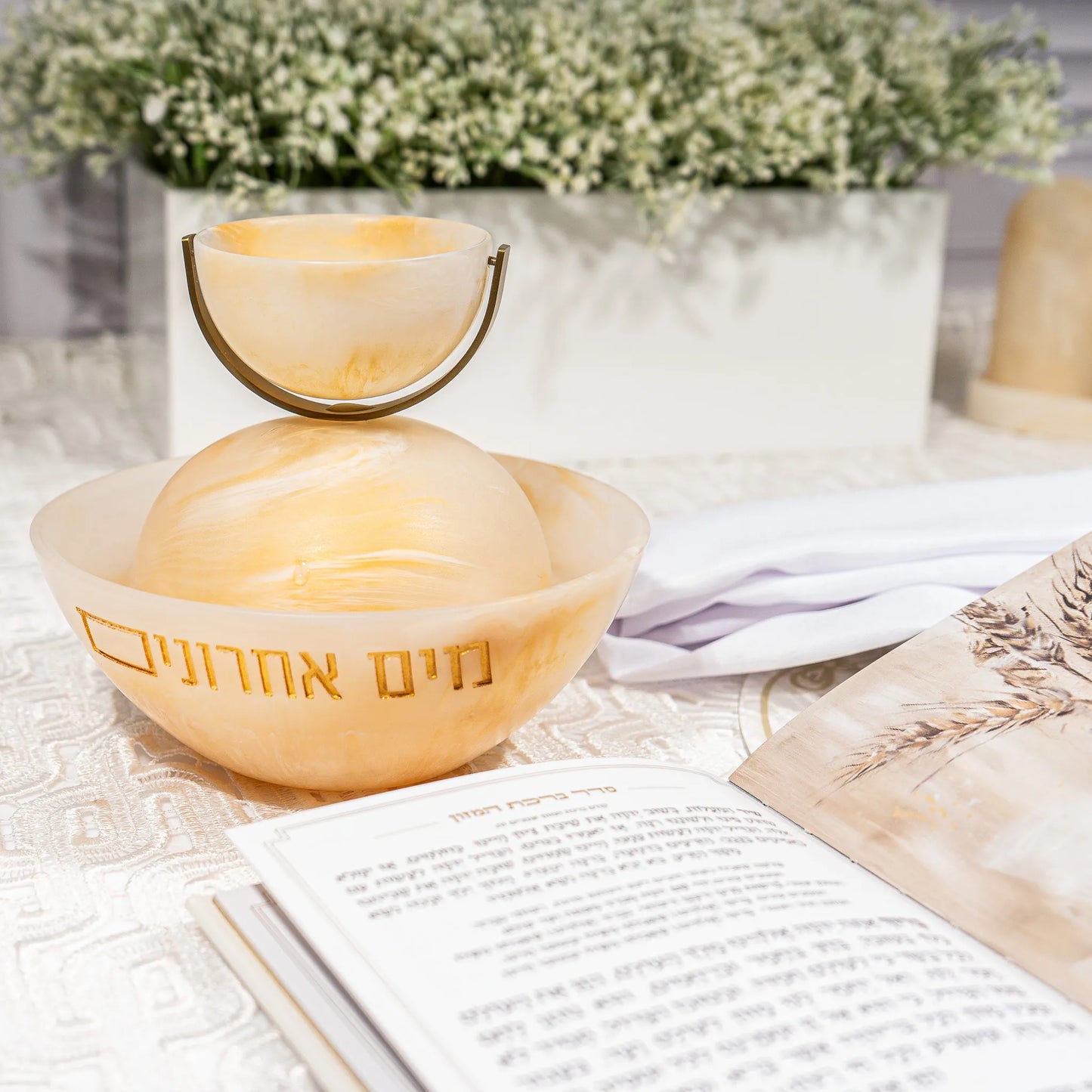 Rotating Resin Mayim Achronim