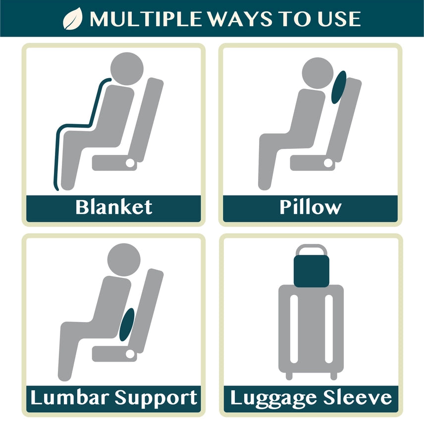 Airplane Fleece Travel Blanket