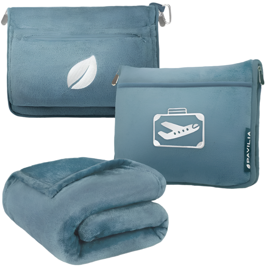 Airplane Fleece Travel Blanket