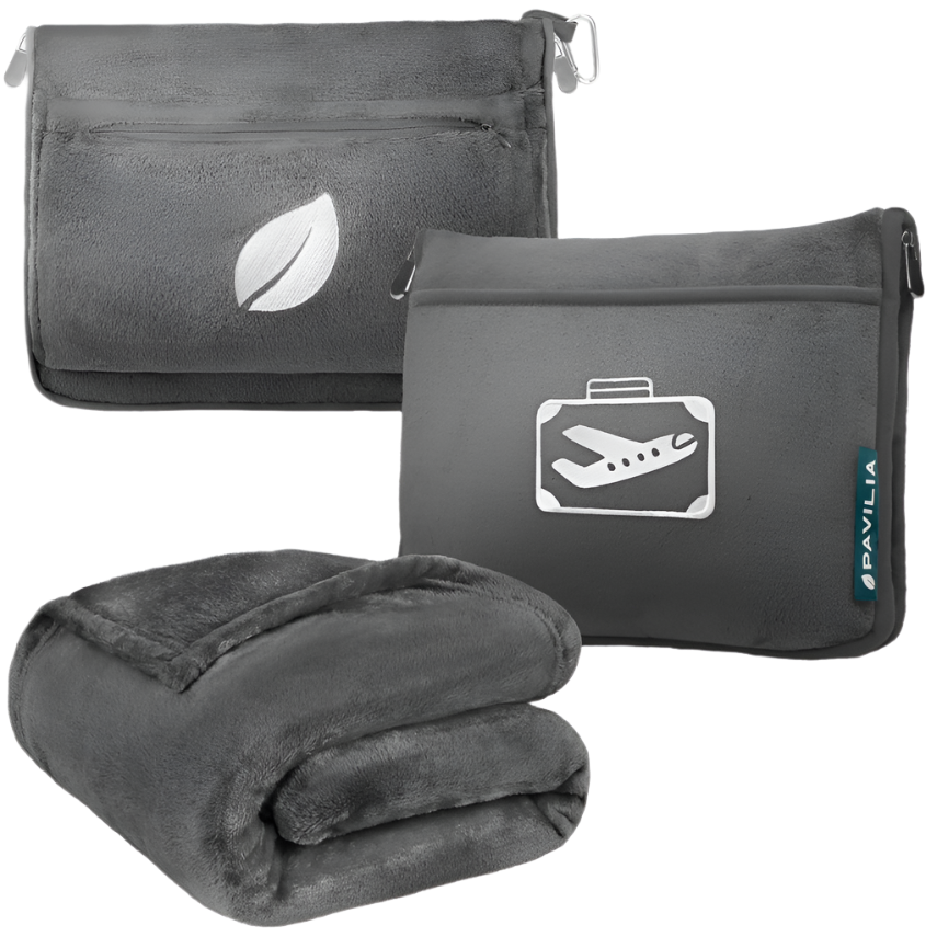 Airplane Fleece Travel Blanket
