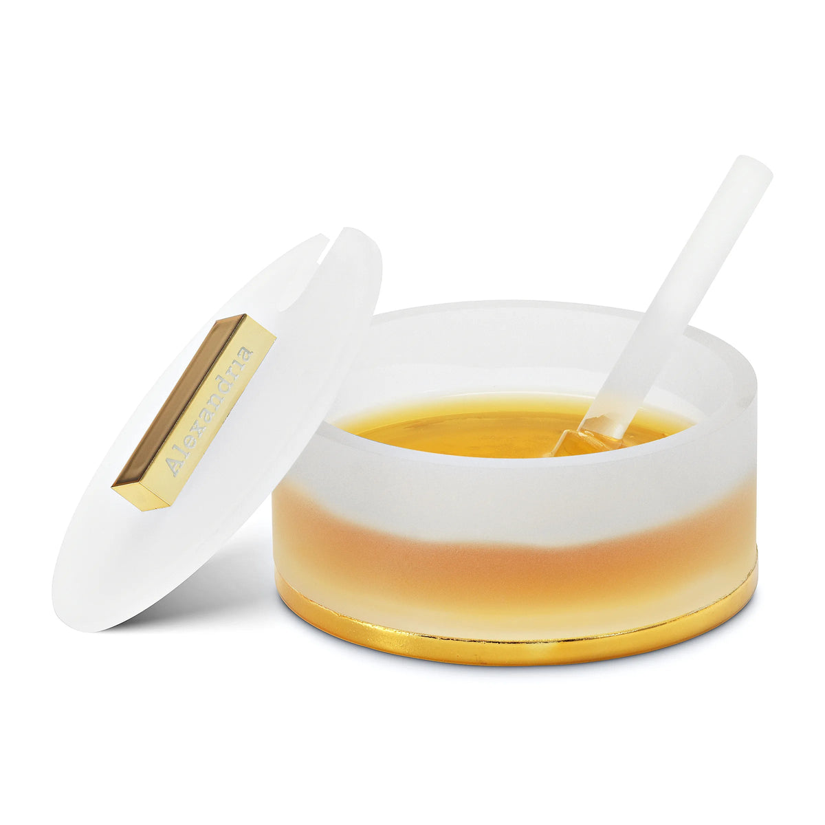 Acrylic Honey Dish detail view