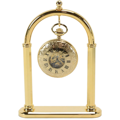 Pocket Watch Stand – Full Arch Gold